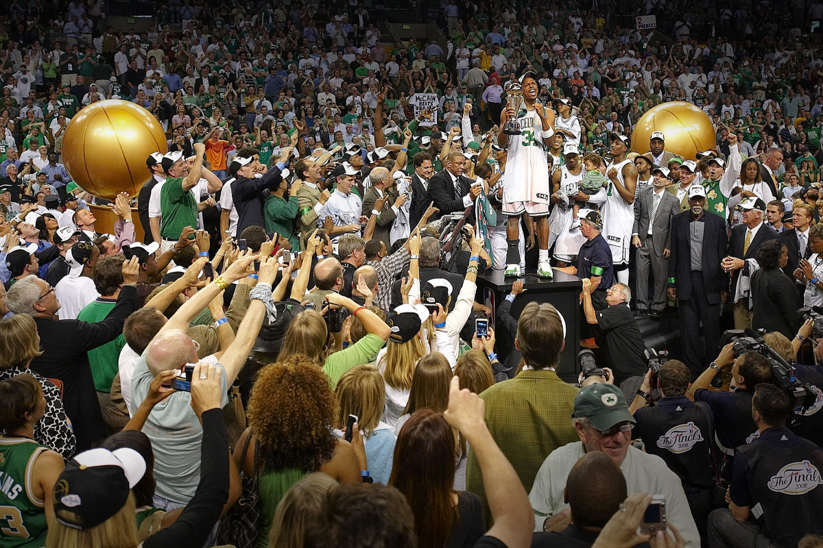 Pierce was the Finals MVP in 2008, as Boston won its first title in 22 years.